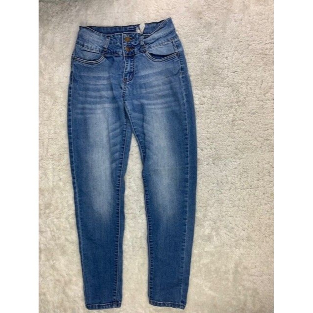 Encore Jeans Size 5 Skinny Stretch Mid Rise Med Wash